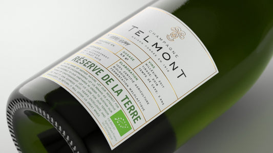 T.V. : " Le packaging minimaliste du champagne Telmont primé "