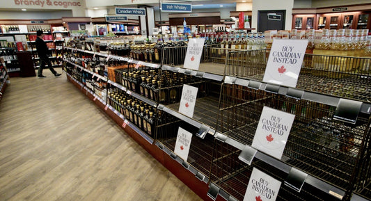 W.S. : "Wine Caught In Trade War Crossfire"