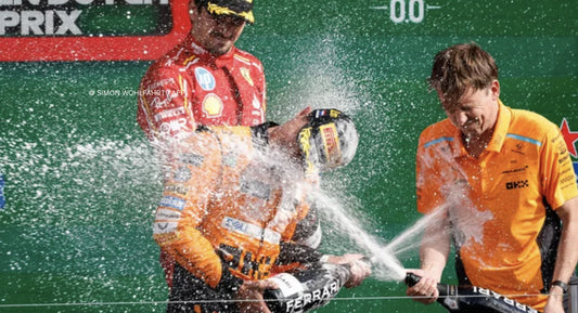 F.V. : " La folle histoire des douches au champagne en Formule 1 "