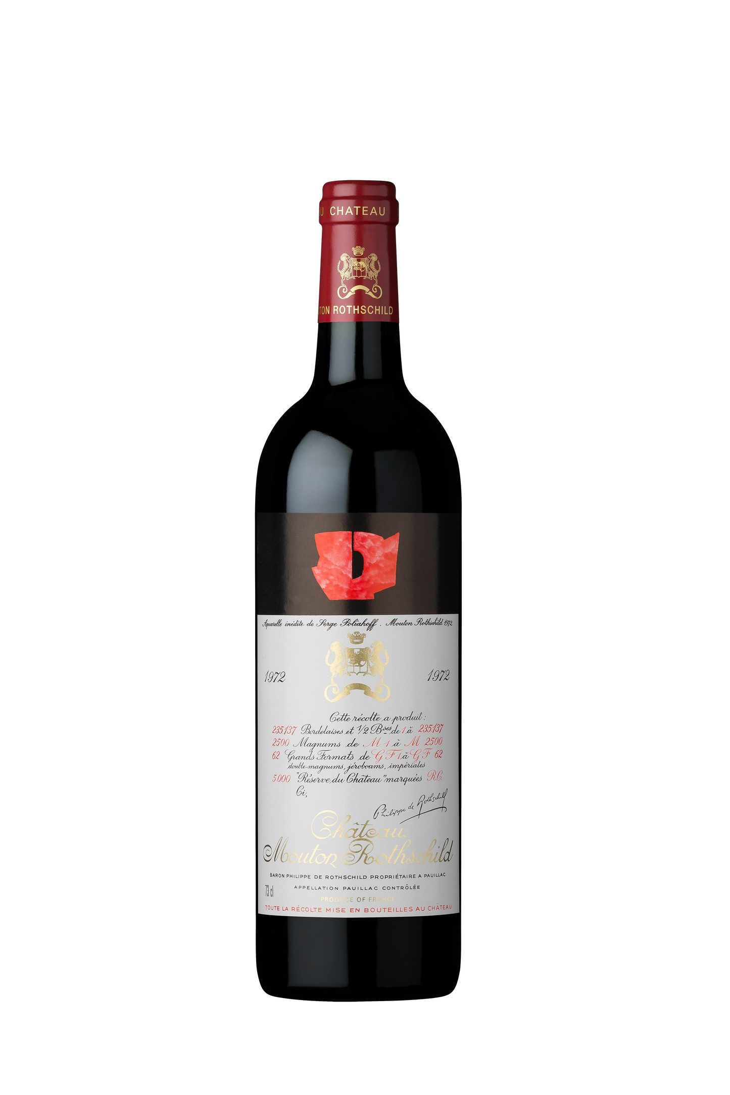 CHATEAU MOUTON ROTHSCHILD, 1972 (シャトー・ムートン・ロートシルト、1972)