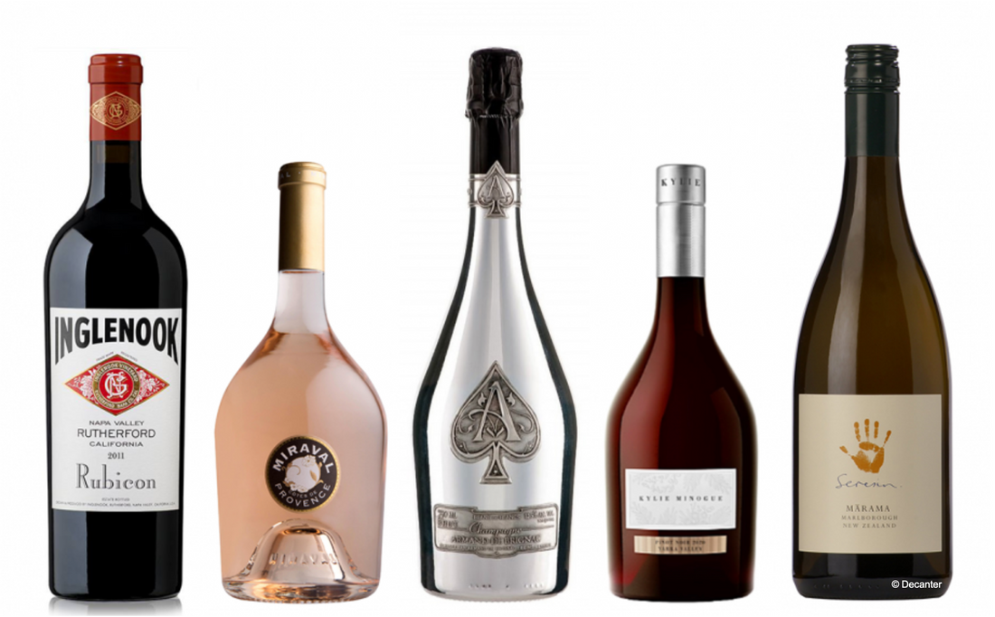 Decanter : " Best celebrity wines: How good are they? "
