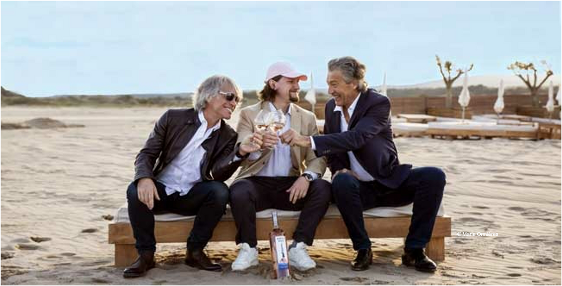 F.V. : " Hampton Water rosé, le dernier hit de Jon Bon Jovi "