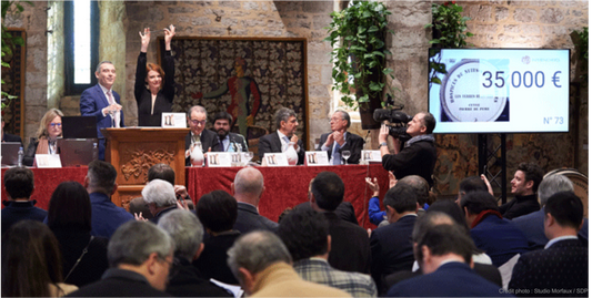 F.V. " La vente des vins des Hospices de Nuits-Saint-Georges atteint un nouveau record d'enchères "