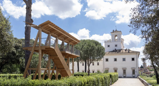 R.V.F. : " À la Villa Médicis, les cabanes de vignes inspirent les architectes "