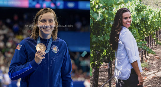 W.S. : "Katie Ledecky Chases Wine Country's Olympic Legend"