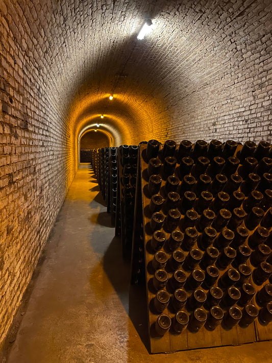 R.V.F. : " La prise de mousse du champagne ou l'art de créer l'effervescence "