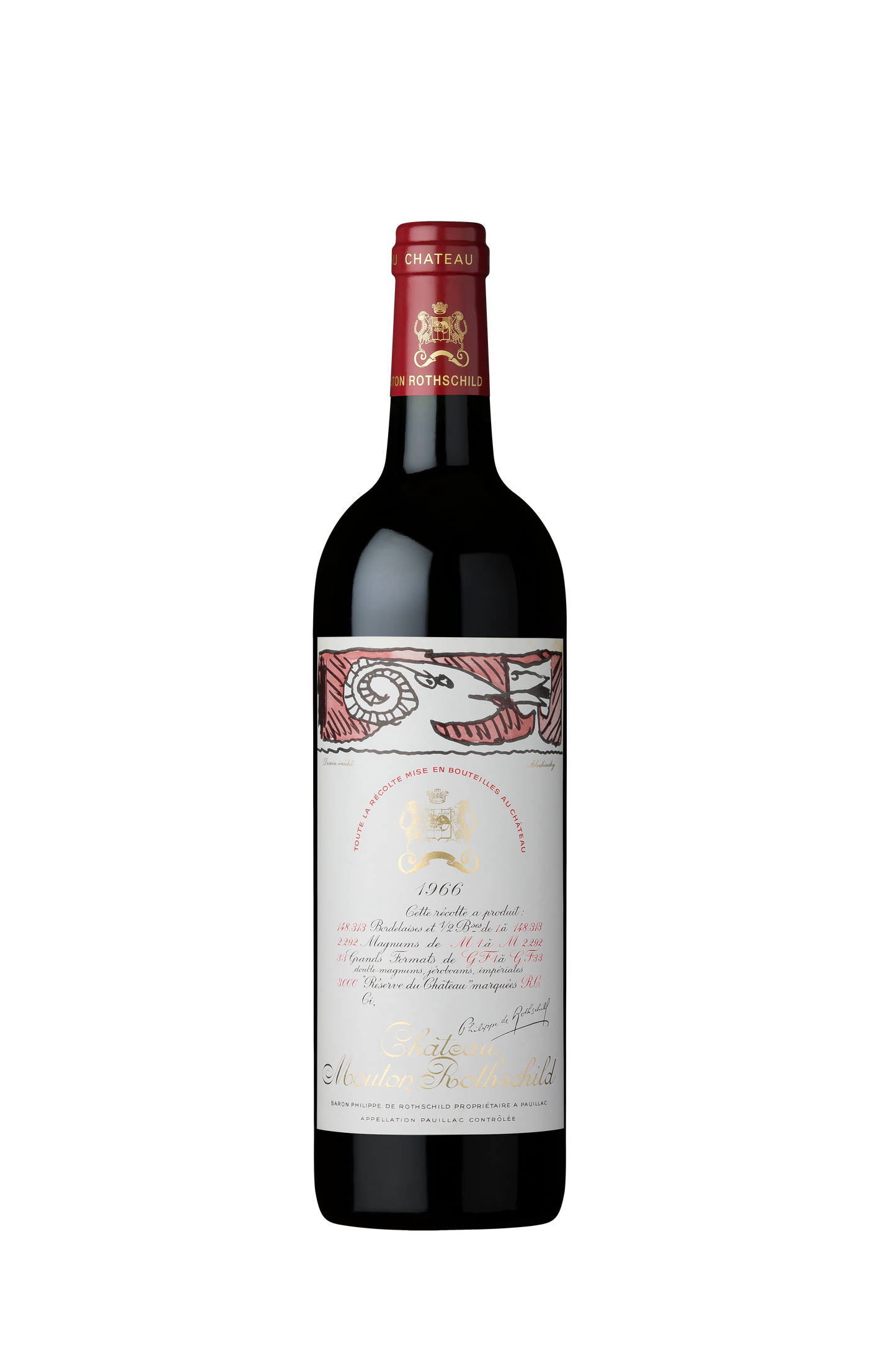 CHATEAU MOUTON ROTHSCHILD, 1966