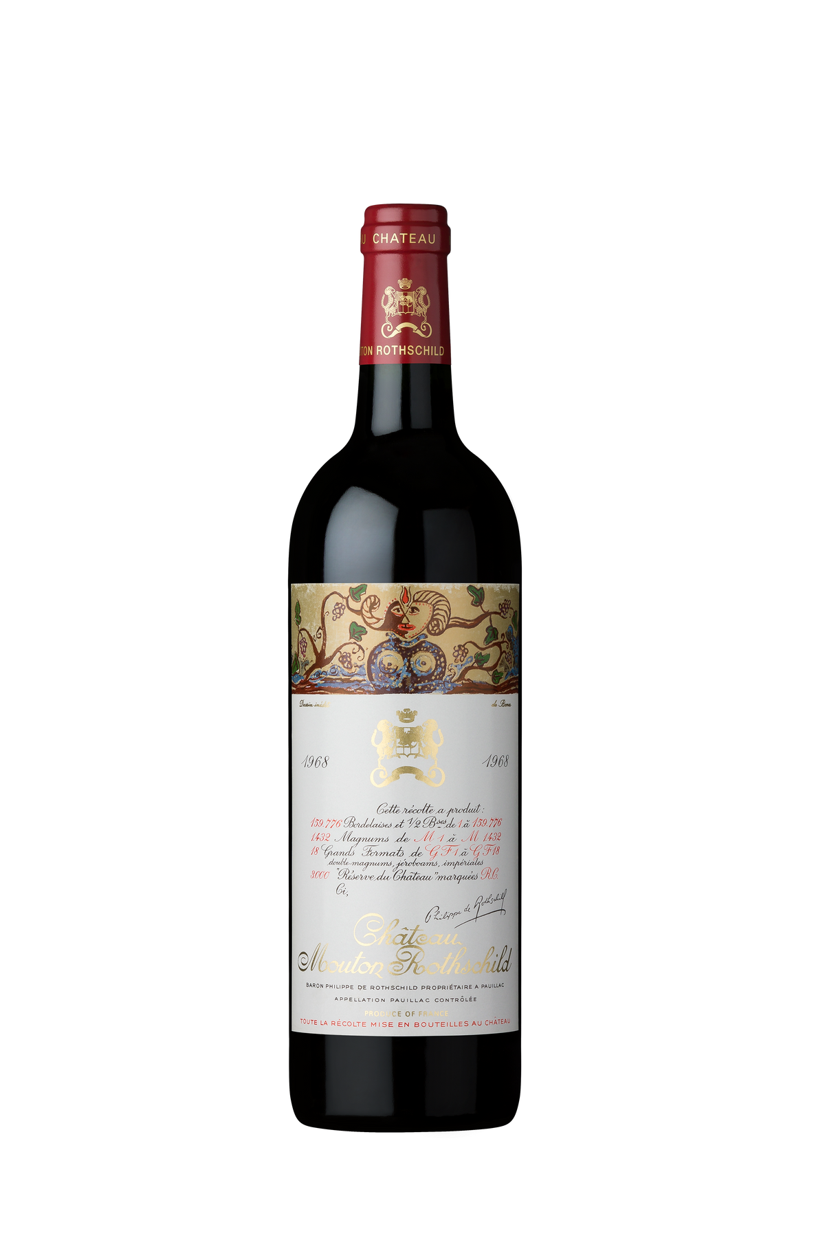 capture du vin Chateau Mouton Rothschild