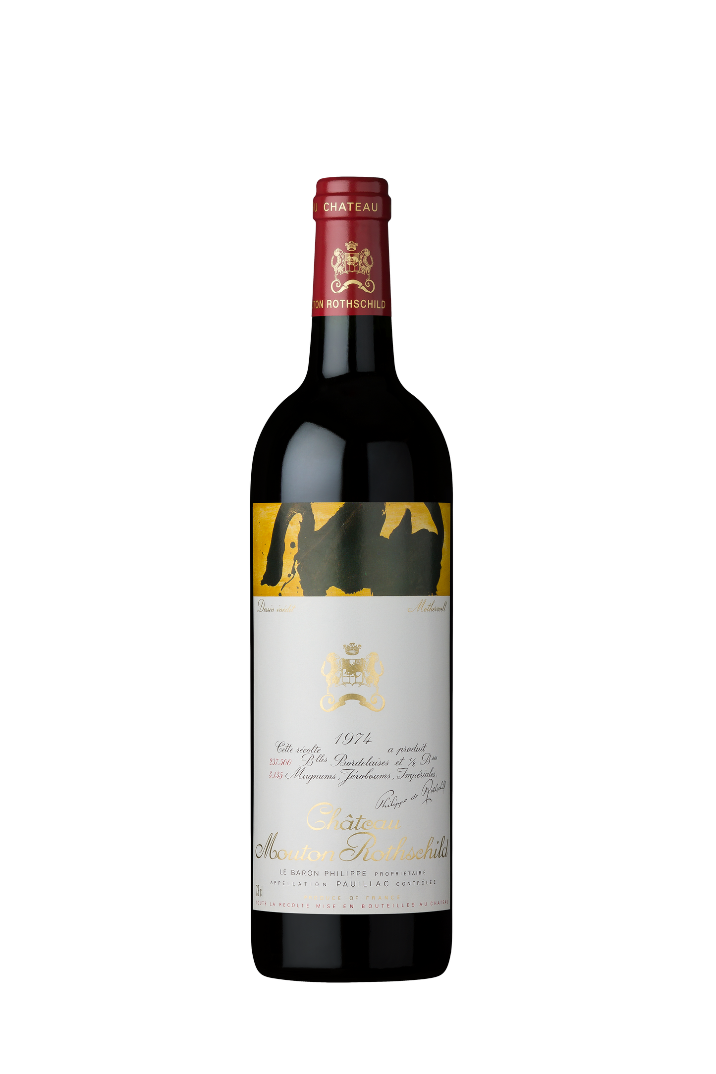 CHATEAU MOUTON ROTHSCHILD, 1974 (シャトー・ムートン・ロートシルト、1974)