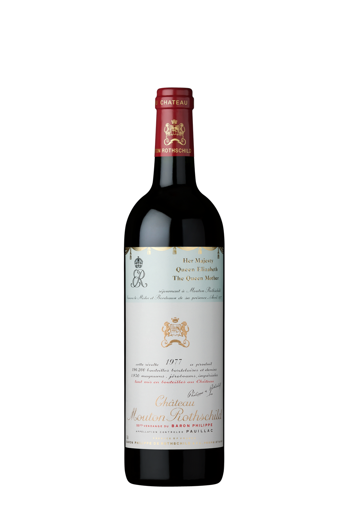 capture du vin Chateau Mouton Rothschild