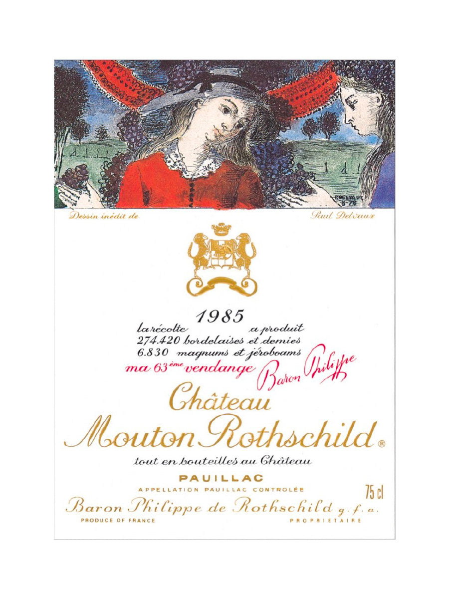 CHATEAU MOUTON ROTHSCHILD, 1985