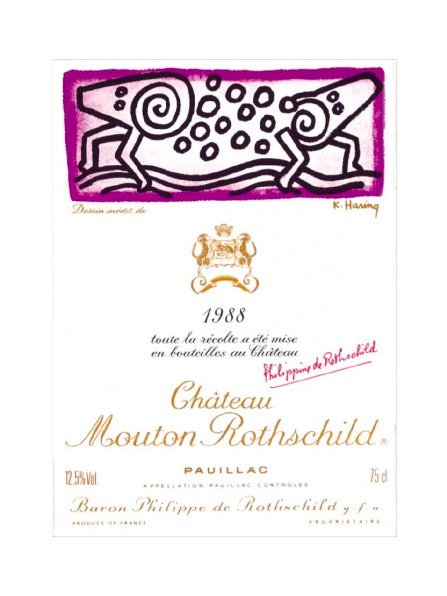 CHATEAU MOUTON ROTHSCHILD, 1988