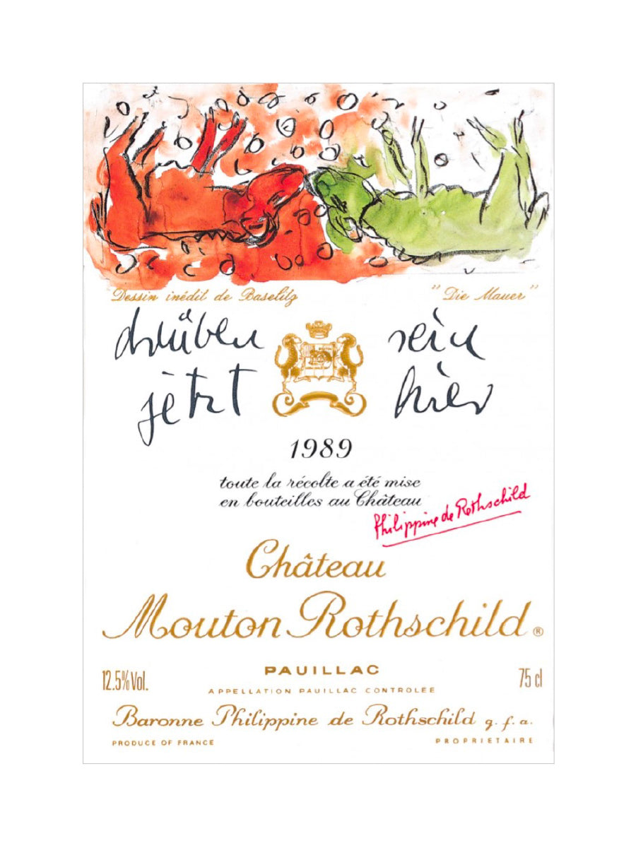 CHATEAU MOUTON ROTHSCHILD, 1989